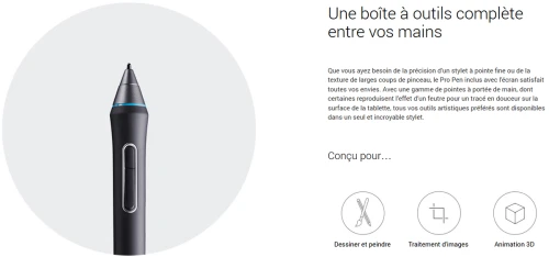 Wacom Cintiq DTK-2700, 27QHD Tablette Graphique Noir