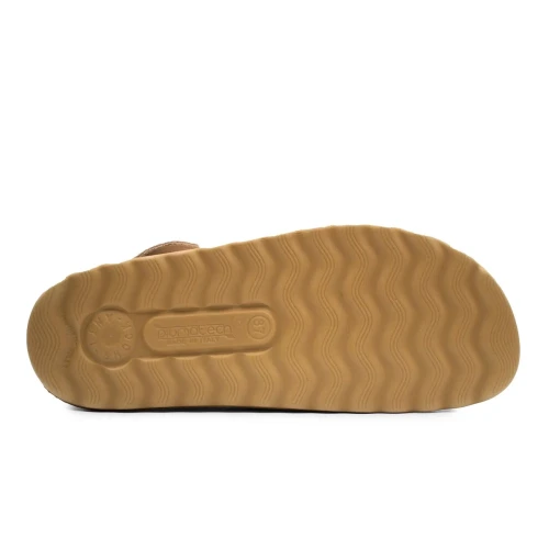 Fly Flot - Leather Woman Sandal Beige