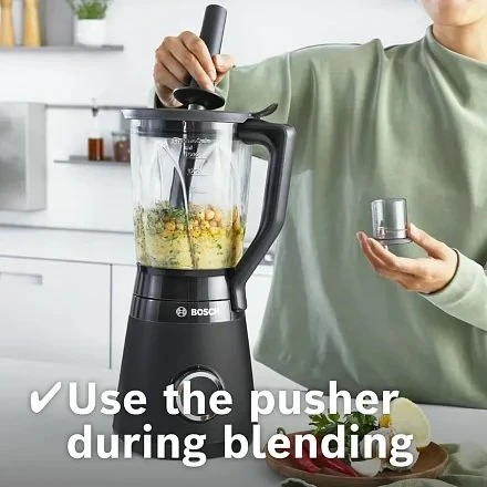 BLENDER BOSCH 1200W 1.5L NOIR MMB 6176 B