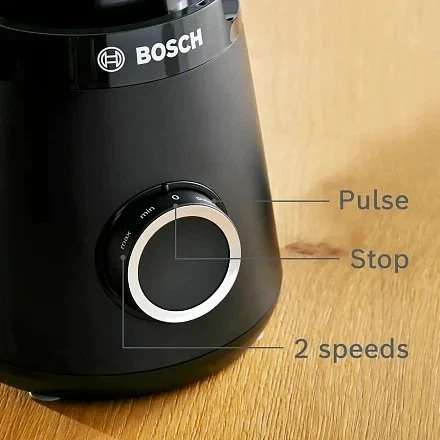BLENDER BOSCH 1200W 1.5L NOIR MMB 6176 B