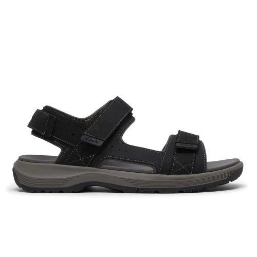 Clarks - Guideview Trek Black Leather