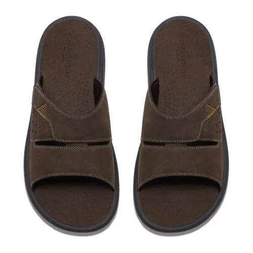 Clarks - Brinkley Slide Dark Brown