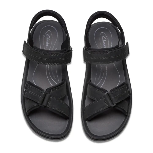 Clarks - Wesley Shore Black Leather