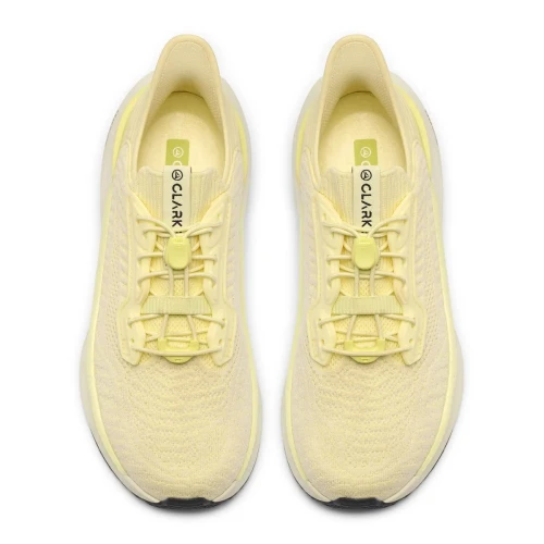 Clarks - Pace Rise. Pale Yellow