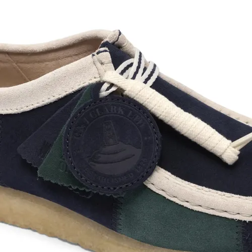Clarks - Wallabee Blue/Green Strip