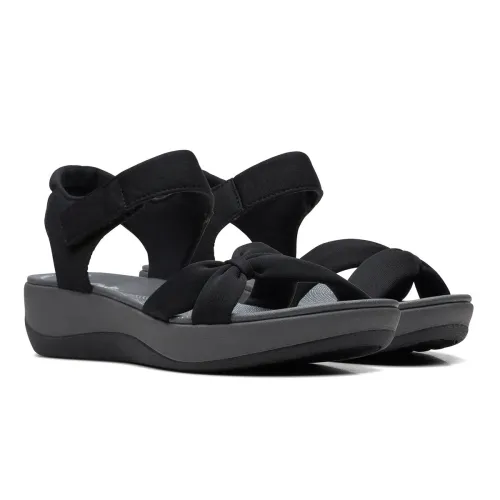 Clarks - Arla Shore Black Textile