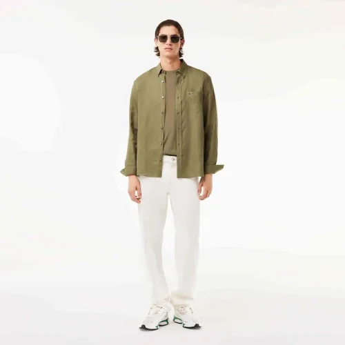 Chemise homme Lacoste en lin