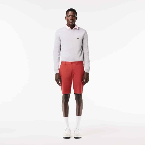 Lacoste Bermuda slim fit uni coton stretch