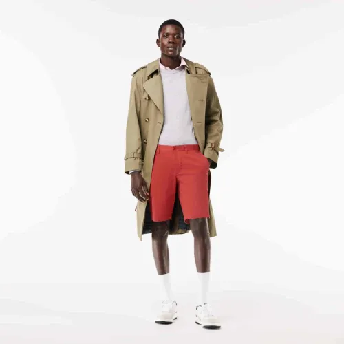 Lacoste Bermuda slim fit uni coton stretch