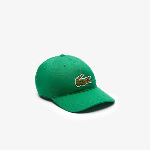 Lacoste Casquette twill de coton badge Crocodile