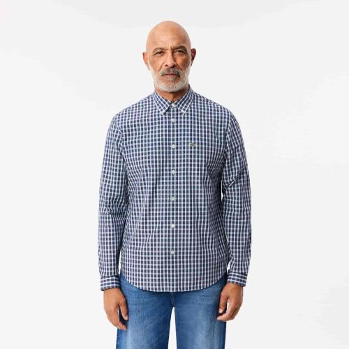 Lacoste Chemise regular fit à carreaux popeline