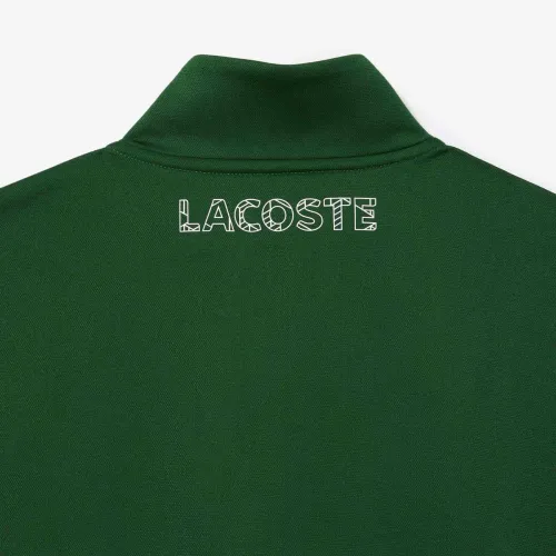Lacoste Sweatshirt zippé Tennis imprimé