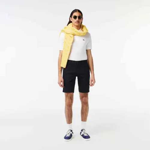 Lacoste Bermuda slim fit uni coton stretch