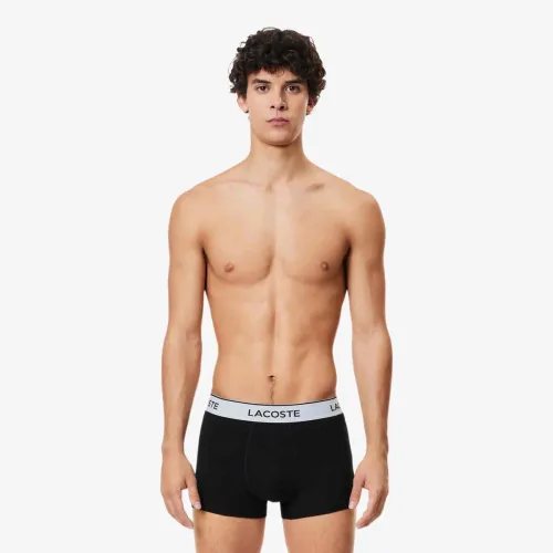 Lot de 3 boxers courts homme Lacoste avec ceintures contrastées