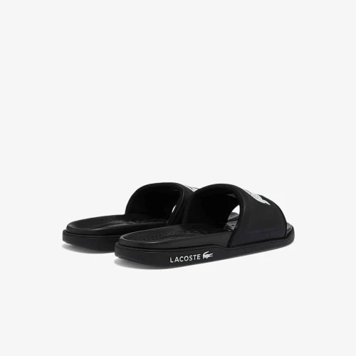 Lacoste Claquettes Croco Dualiste homme en synthétique avec logo