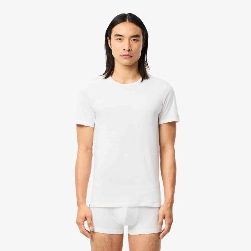 Lacoste Lot de 3 t-shirts d'intérieur coton