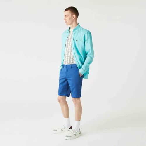 Lacoste Bermuda slim fit uni coton stretch