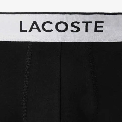 Lot de 3 boxers courts homme Lacoste avec ceintures contrastées