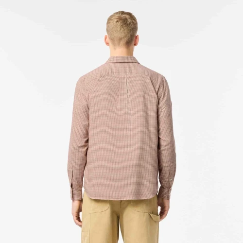 Lacoste Chemise regular fit en flanelle coton