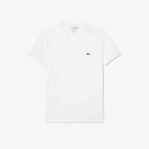 Lacoste T-shirt coton Pima léger col V