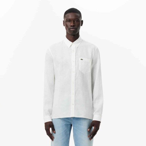 Chemise homme Lacoste en lin