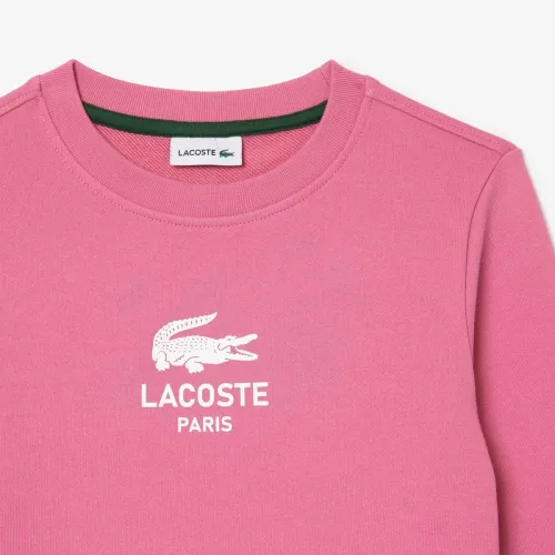 Lacoste Sweatshirt molleton imprimé signature