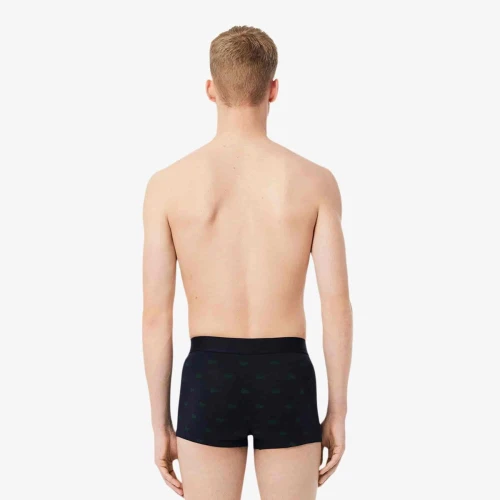 Lacoste Lot de 3 boxers courts imprimé crocodile