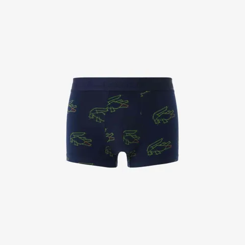 Lacoste Boxer court stretch imprimé crocodile