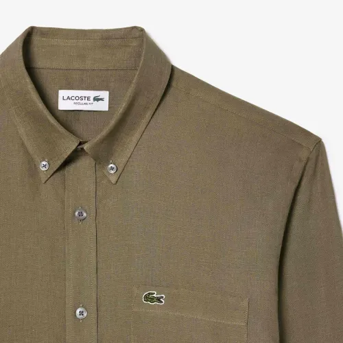 Chemise homme Lacoste en lin