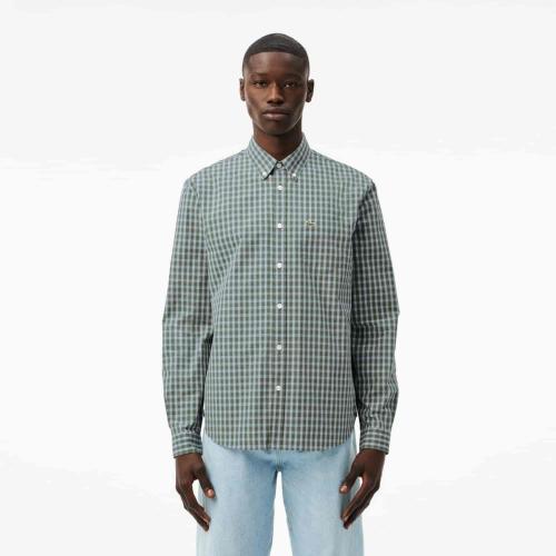 Lacoste Chemise regular fit à carreaux popeline