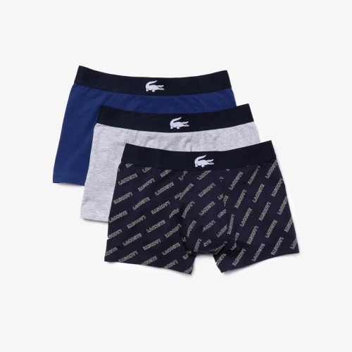 Lacoste Lot de 3 boxers courts coton stretch