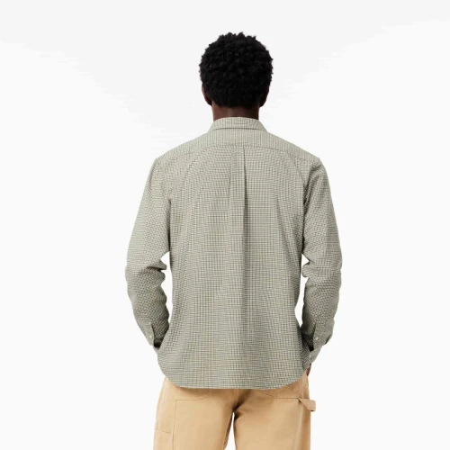 Lacoste Chemise regular fit en flanelle coton