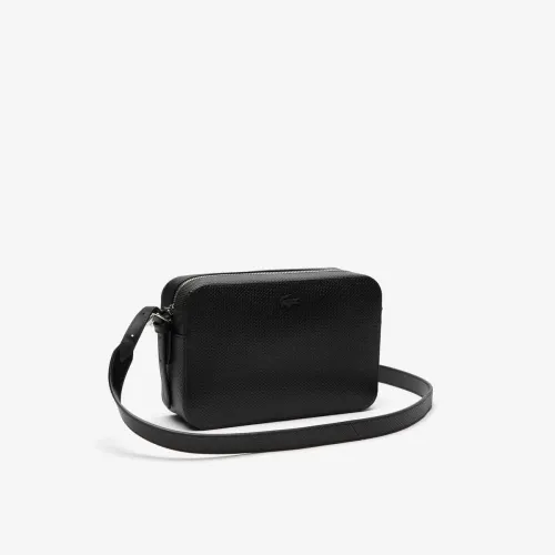 Lacoste Grand sac à bandoulière Chantaco en cuir