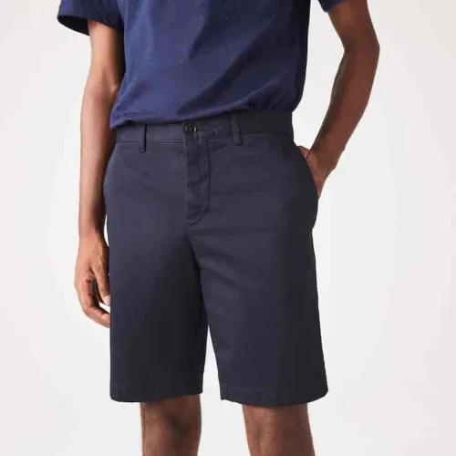 Lacoste Bermuda slim fit uni coton stretch