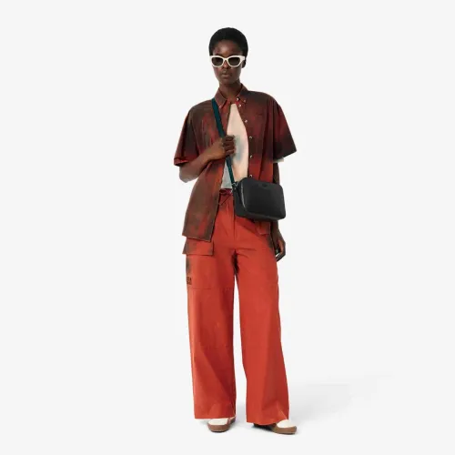 Lacoste Grand sac à bandoulière Chantaco en cuir