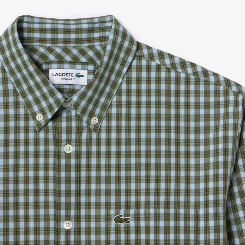Lacoste Chemise regular fit à carreaux popeline