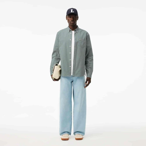 Lacoste Chemise regular fit à carreaux popeline