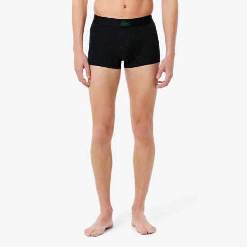Lacoste Lot de 3 boxers courts imprimé crocodile
