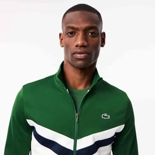 Lacoste Sweatshirt zippé Tennis imprimé