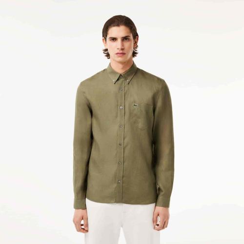 Chemise homme Lacoste en lin