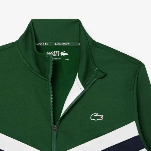 Lacoste Sweatshirt zippé Tennis imprimé