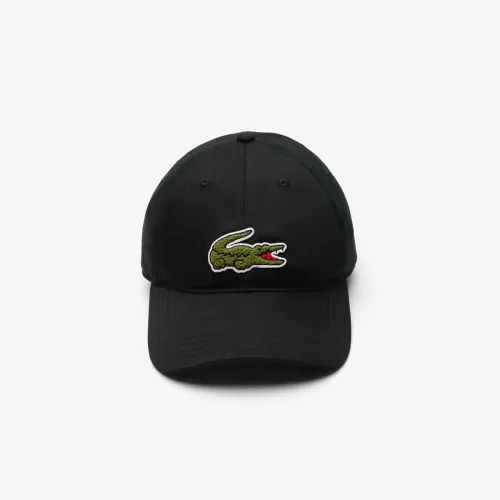Lacoste Casquette twill de coton badge Crocodile