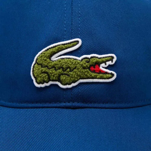 Lacoste Casquette twill de coton badge Crocodile