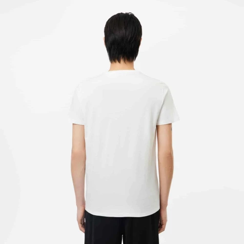 Lacoste T-shirt coton Pima léger col V