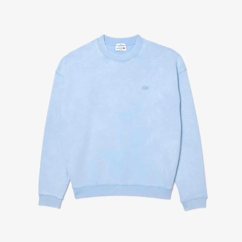 Lacoste Sweatshirt loose fit molleton effet délavé