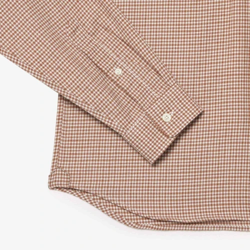 Lacoste Chemise regular fit en flanelle coton