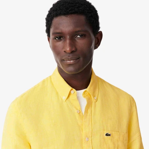 Chemise homme Lacoste en lin