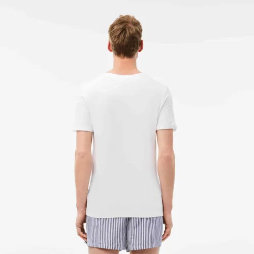 Lacoste Lot de 3 t-shirts d'intérieur slim fit