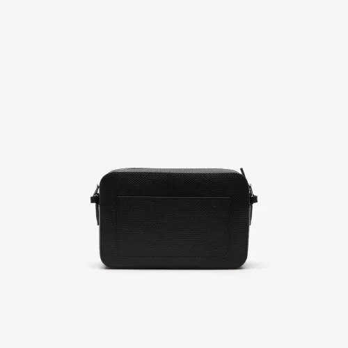 Lacoste Grand sac à bandoulière Chantaco en cuir