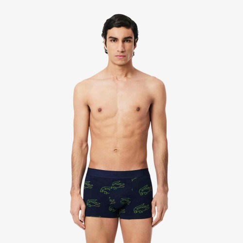 Lacoste Boxer court stretch imprimé crocodile